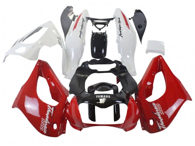 Billigste Yamaha YZF 1000R Thunderace Motorrad Verkleidung 1997-2007 - Rot Schwarz Weiss Thunderace