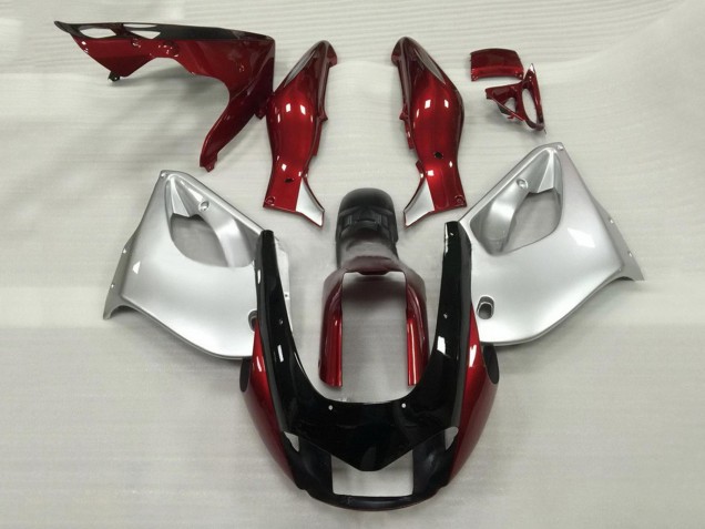 Billigste Yamaha YZF 1000R Thunderace Motorrad Verkleidung 1997-2007 - Burgundy Silber