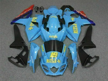Billigste Suzuki GSXR 1000 Motorrad Verkleidung 2009-2016 - Blau Gelb Rizla 19 Rot