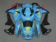Billigste Suzuki GSXR 1000 Motorrad Verkleidung 2009-2016 - Blau Gelb Rizla 19 Rot