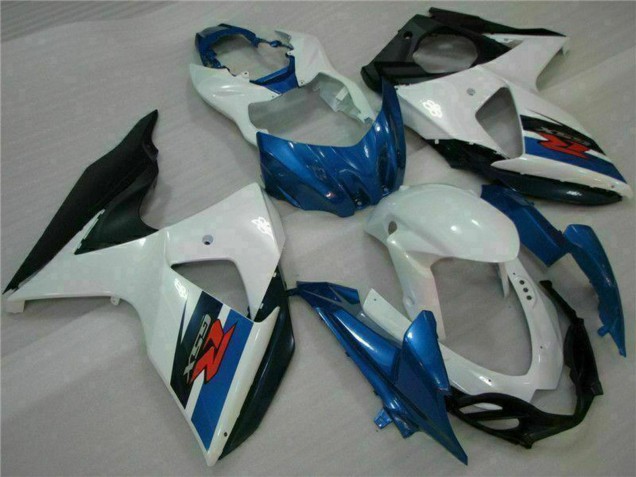 Billigste Suzuki GSXR 1000 Abs Verkleidungen Kit 2009-2016 - Weiss Blau Schwarz