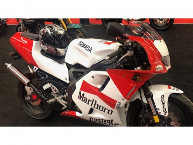 Billigste Yamaha TZR250 3XV Motorrad Verkleidung 1991-1994 - Weiss Rot Marlboro Castrol Dunlop
