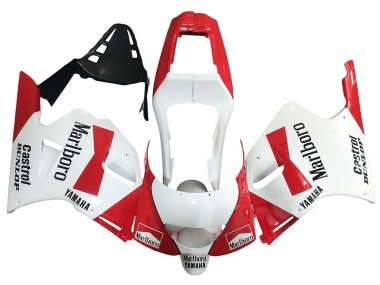 Billigste Yamaha TZR250 3XV Motorrad Verkleidung 1991-1994 - Weiss Rot Marlboro Castrol Dunlop