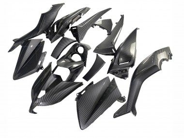 Billigste Yamaha TMAX530 Motorrad Verkleidung 2012-2014 - Schwarze Carbonfaser