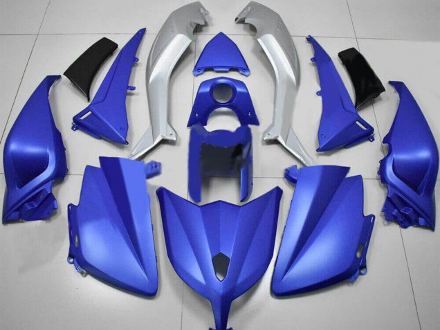 Billigste Yamaha TMAX530 Motorrad Verkleidung 2012-2014 - Matt Blau Silber