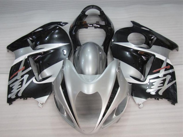 Billigste Suzuki GSXR 1300 Hayabusa Motorrad Verkleidung 1996-2007 - Silber Schwarz