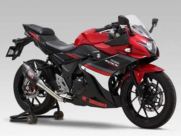 Billigste Suzuki GSX250R Motorrad Verkleidung 2017-2020 - Rot Weiss Schwarz