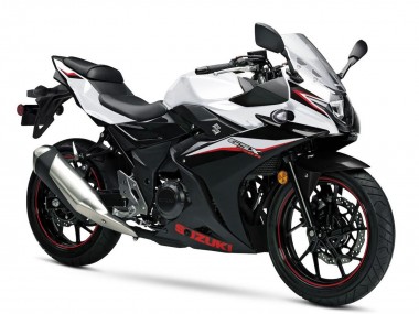 Billigste Suzuki GSX250R Motorrad Verkleidung 2017-2020 - Weiss Schwarz