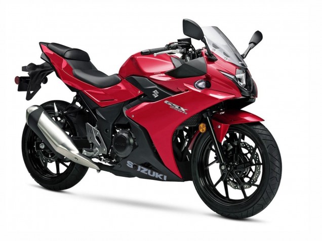 Billigste Suzuki GSX250R Motorrad Verkleidung 2017-2020 - Rot Schwarz
