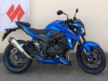 Billigste Suzuki GSX-S 750 Motorrad Verkleidung 2017-2022 - Blau Schwarz