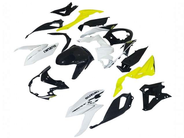 Billigste Suzuki GSX-S 750 Motorrad Verkleidung 2017-2022 - Weiss Gelb
