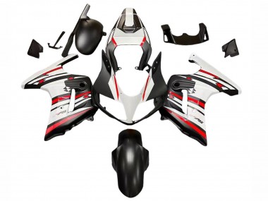 Billigste Suzuki SV650 Motorrad Verkleidung 2003-2013 - Weiss Rot Schwarz