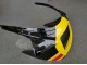 Billigste Suzuki RG400 RG500 RG400/500 Motorrad Verkleidung 1984-1987 - Rot Gelb Schwarz 7