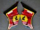 Billigste Suzuki RG400 RG500 RG400/500 Motorrad Verkleidung 1984-1987 - Rot Gelb Schwarz 7