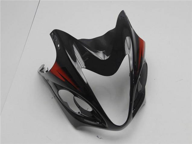 Billigste Suzuki GSXR 1300 Hayabusa Motorrad Verkleidung 2008-2020 - Glanzendes Schwarz Rot