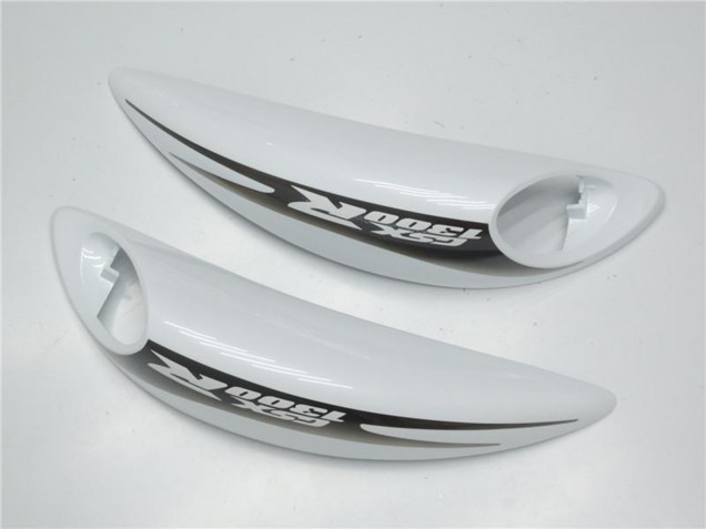 Billigste Suzuki GSXR 1300 Hayabusa Motorrad Verkleidung 2008-2020 - Weiss