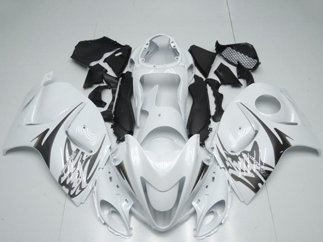Billigste Suzuki GSXR 1300 Hayabusa Motorrad Verkleidung 2008-2020 - Weiss