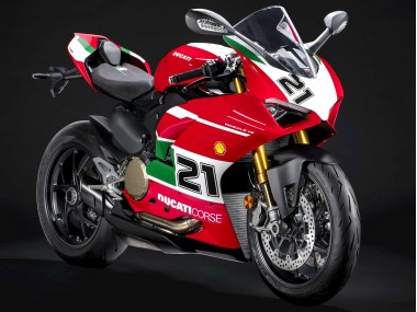 Billigste Ducati Panigale V2 Motorrad Verkleidung 2020-2024 - Weiss Rot Grun Matt Schwarz Corse 21
