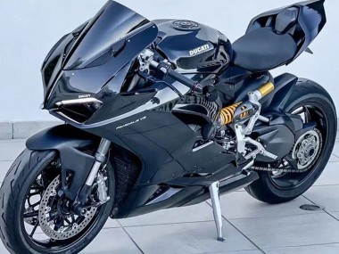 Billigste Ducati Panigale V2 Motorrad Verkleidung 2020-2024 - Schwarz