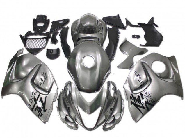 Billigste Suzuki GSXR 1300 Hayabusa Motorrad Verkleidung 2008-2020 - Silber
