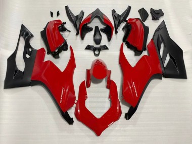 Billigste Ducati Panigale V2 Motorrad Verkleidung 2020-2024 - Rot Matt Schwarz