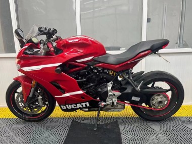 Billigste Ducati Supersport 939/939S Motorrad Verkleidung 2017-2022 - Rot Weiss Schwarz
