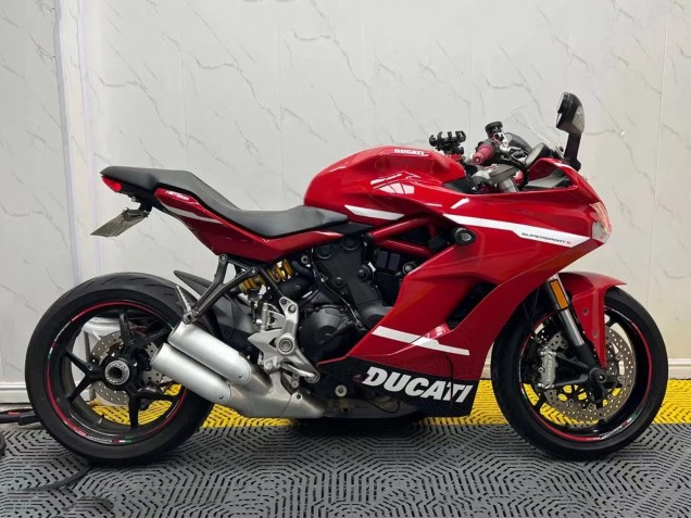 Billigste Ducati Supersport 939/939S Motorrad Verkleidung 2017-2022 - Rot Weiss Schwarz