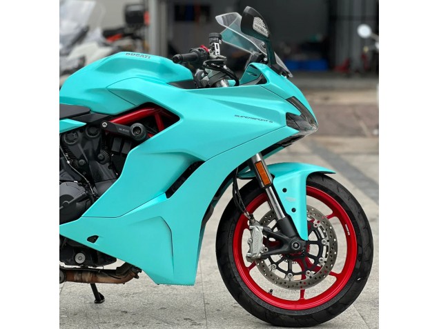 Billigste Ducati Supersport 939/939S Motorrad Verkleidung 2017-2022 - Hellblau