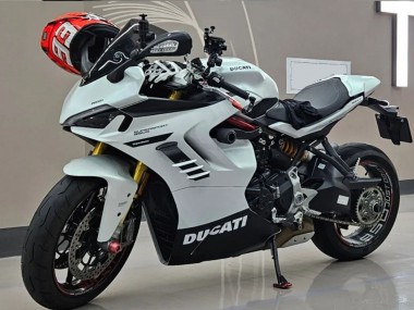 Billigste Ducati 2021-2024 Ducati Supersport 950/950S Motorrad Verkleidung 2021-2024 - Weiss Schwarz