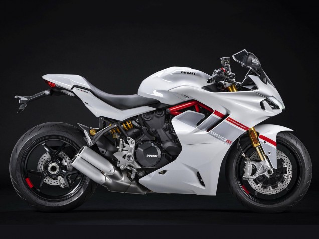 Billigste Ducati 2021-2024 Ducati Supersport 950/950S Motorrad Verkleidung 2021-2024 - Weiss Silber Rot