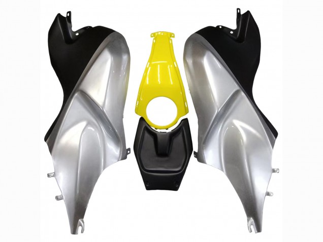 Billigste BMW K1200S Motorrad Verkleidung 2005-2010 - Gelb Silber Matt Schwarz