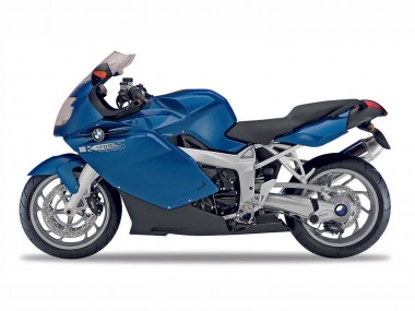 Billigste BMW K1200S Motorrad Verkleidung 2005-2010 - Dunkel Blau Schwarz
