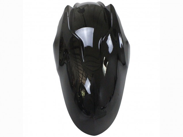 Billigste BMW K1200S Motorrad Verkleidung 2005-2010 - Glanzendes Schwarz Matt Schwarz Blau Linie