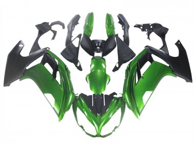 Billigste BMW K1200S Motorrad Verkleidung 2005-2010 - Grun Matt Schwarz