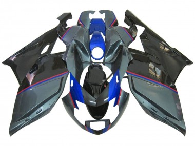 Billigste BMW K1200S Motorrad Verkleidung 2005-2010 - Glanzendes Schwarz Grau Blau Rot