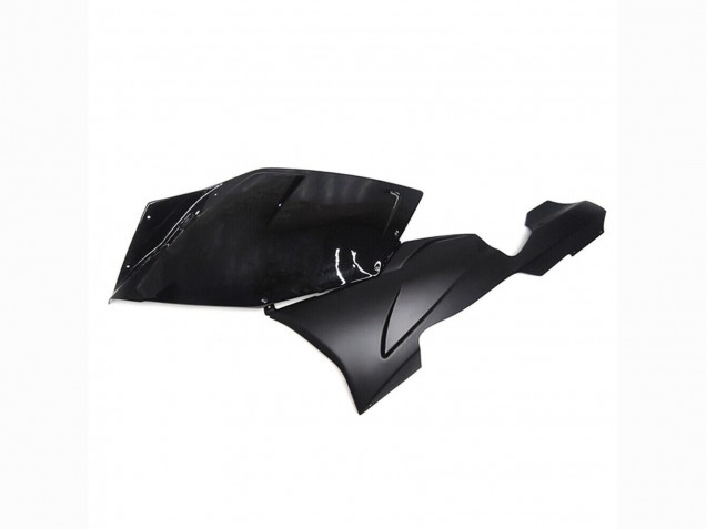 Billigste BMW K1200S Motorrad Verkleidung 2005-2010 - Glanzendes Schwarz Matt Schwarz
