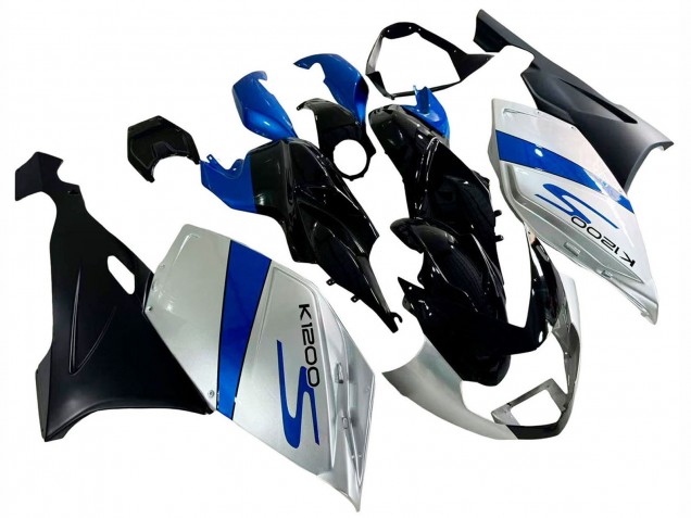 Billigste BMW K1200S Motorrad Verkleidung 2005-2010 - Silber Blau Schwarz