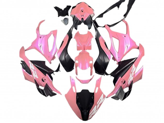 Billigste BMW S1000RR Motorrad Verkleidung 2023-2024 - Rosa Schwarz