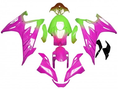 Billigste BMW S1000RR Motorrad Verkleidung 2023-2024 - Gradient Rosa Limetten Grun
