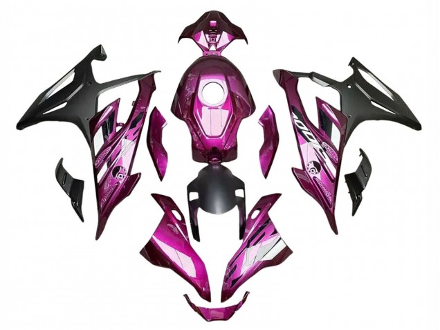 Billigste BMW S1000RR Motorrad Verkleidung 2023-2024 - Lila Matt Schwarz