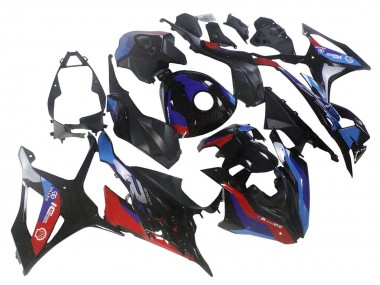 Billigste BMW S1000RR Motorrad Verkleidung 2023-2024 - Schwarz Blau Rot