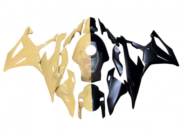 Billigste BMW S1000RR Motorrad Verkleidung 2019-2022 - Schwarz Gelb