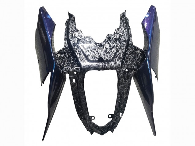 Billigste BMW S1000RR Motorrad Verkleidung 2019-2022 - Gradient Blau Lila Geschmiedet Carbonfaser