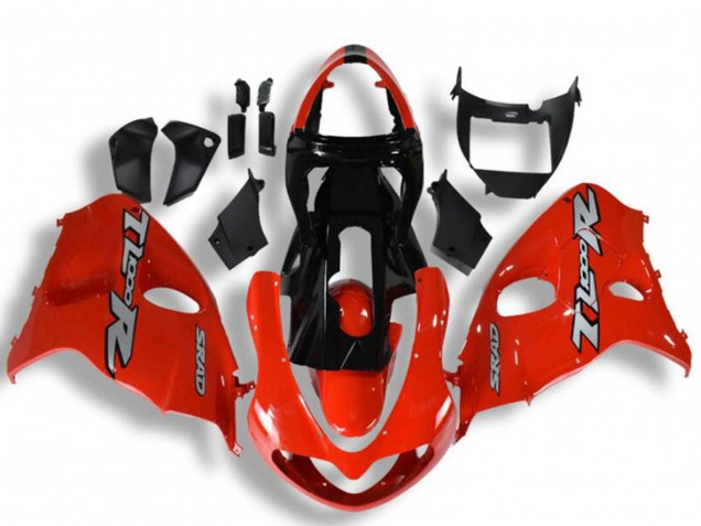 Billigste Suzuki TL1000R Motorrad Verkleidung 1998-2003 - Rot Silber Glanzendes Schwarz