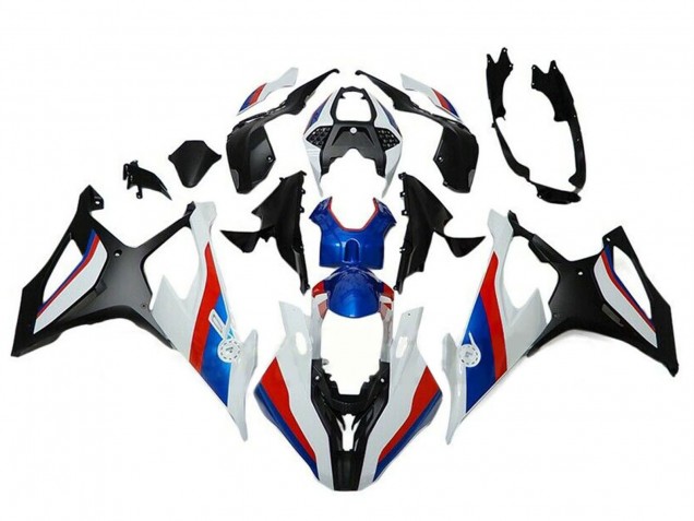 Billigste BMW S1000RR Motorrad Verkleidung 2019-2022 - Schwarz Weiss Rot Blau