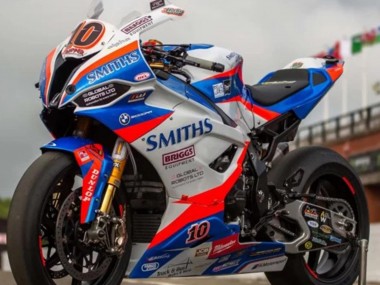 Billigste BMW S1000RR Motorrad Verkleidung 2019-2022 - Blau Rot Weiss Smiths