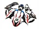 Billigste BMW S1000RR Motorrad Verkleidung 2019-2022 - Schwarz Weiss Rot 13