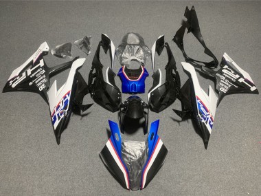 Billigste BMW S1000RR Motorrad Verkleidung 2019-2022 - Weiss Schwarz Blau