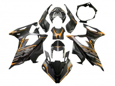 Billigste BMW S1000RR Motorrad Verkleidung 2019-2022 - Matt Orange Schwarz