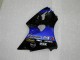 Billigste Kawasaki ZX6R Motorrad Verkleidung 2000-2002 - Blau Glanzendes Schwarz Elf Bridgestone